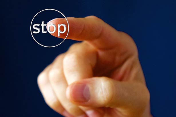 stop per manutenzione