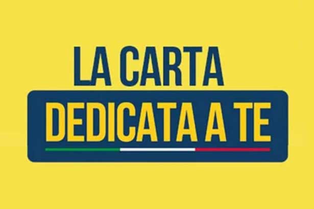 Carta dedicata a te