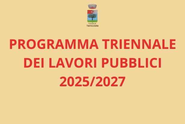 programma triennale dei lavori pubblici