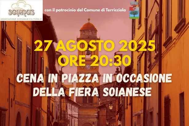 cena in piazza