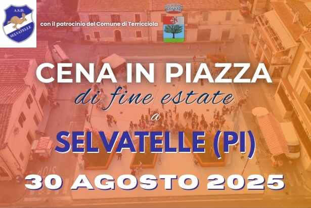cena in piazza