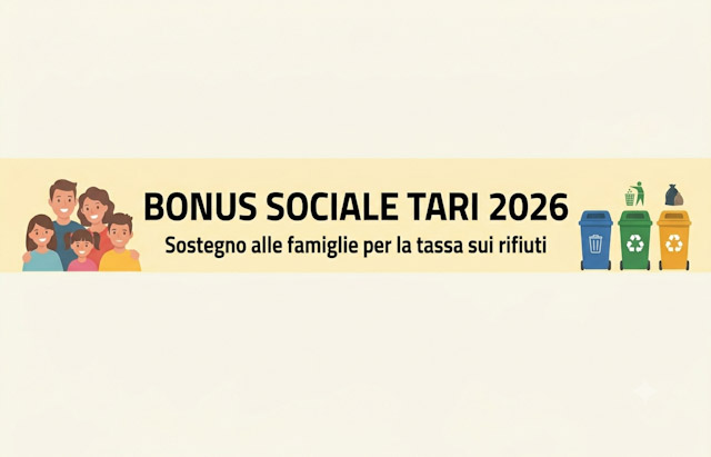 Bonus Sociale Tari 2026